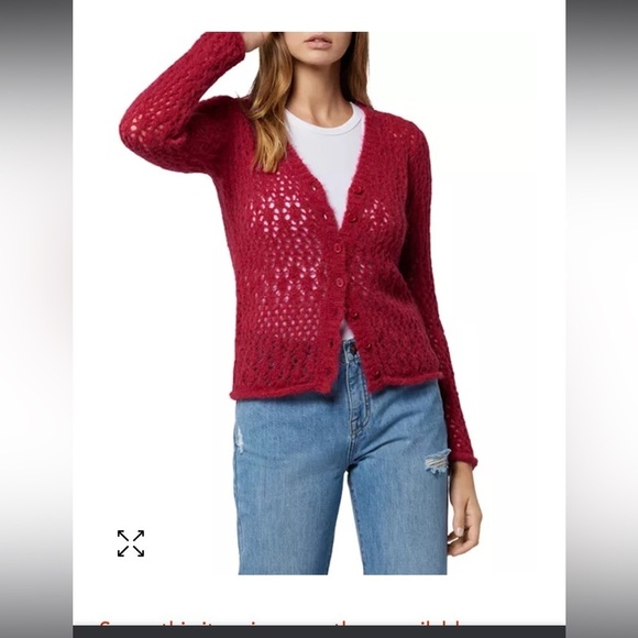 JOIE
Vara Open Knit Cardigan alpaca and wool blend Sz : XS - Picture 3 of 10